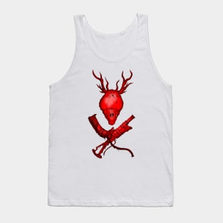 Bloodborne Cross-Weapons(red) Tank Top